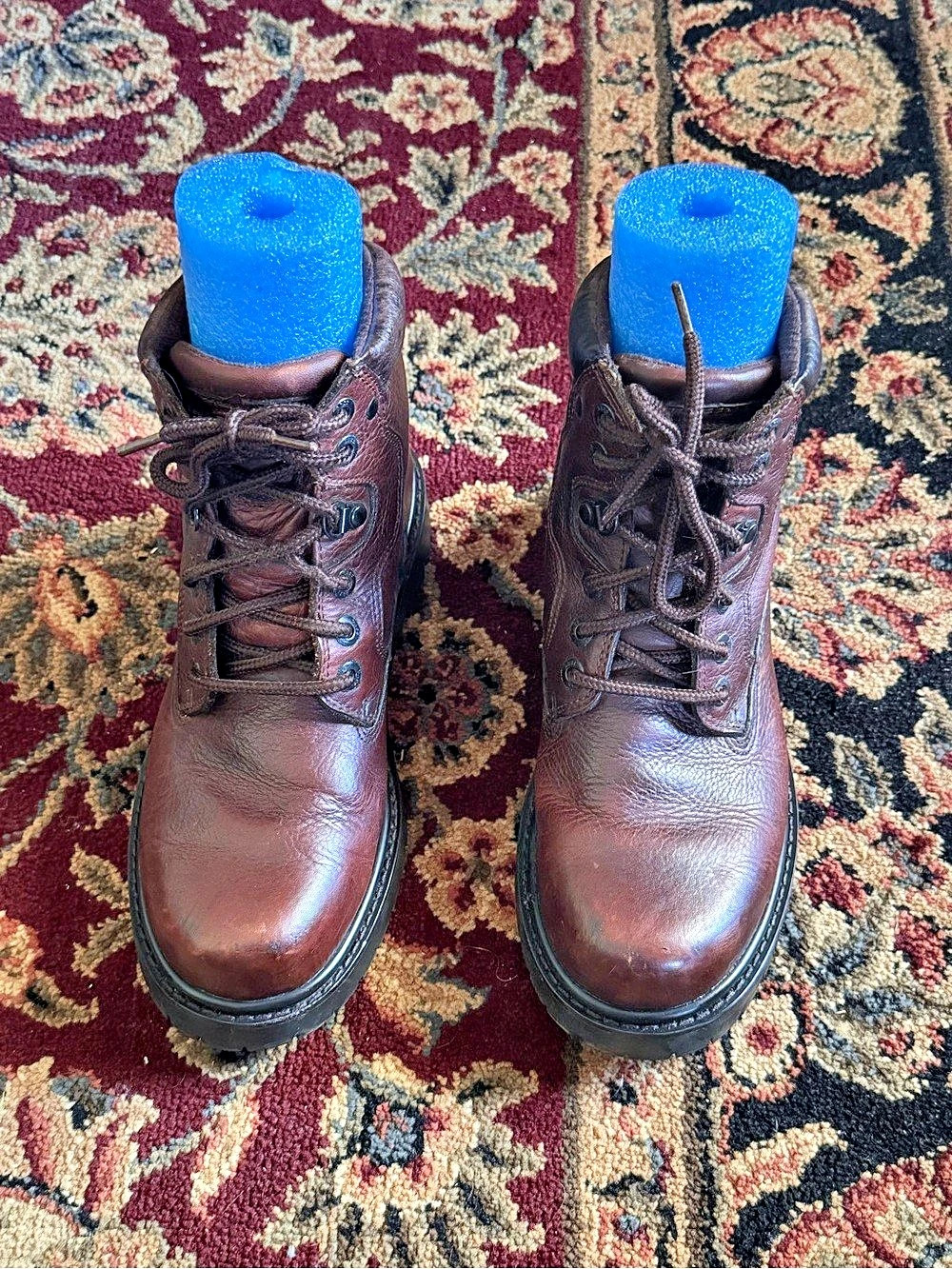 Women’s Bass Leather Boots: US 10M Brown